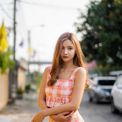 Aintoaon Nantawong   Pretty little Brunette girl smiling - 15