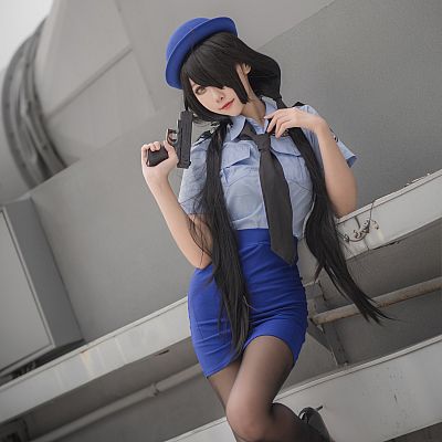 Momoko葵葵 - Tokisaki Kurumi Police Uniform 11