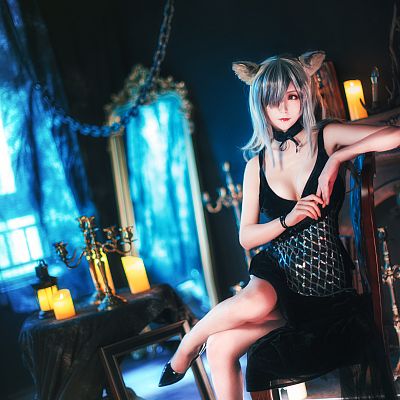 [yui金鱼] 八重樱+明日方舟 黑 23