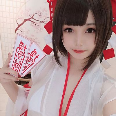 Mật Trấp Miêu Cừu - Reimu Hakurei (蜜汁猫裘) 01