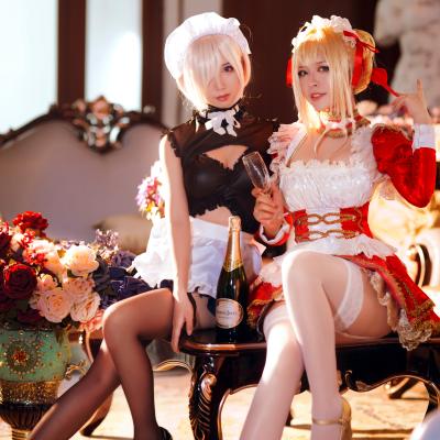 面饼仙儿&amp;半半子 - Claudius x Kyrielight Maid 04