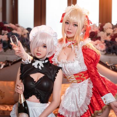 面饼仙儿&amp;半半子 - Claudius x Kyrielight Maid 18